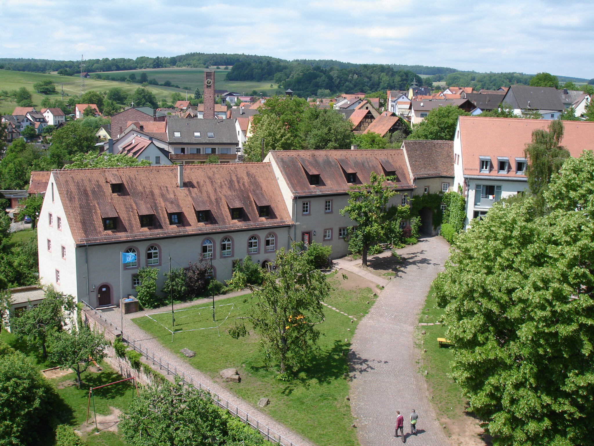 Burg Blick vom Bergfried
